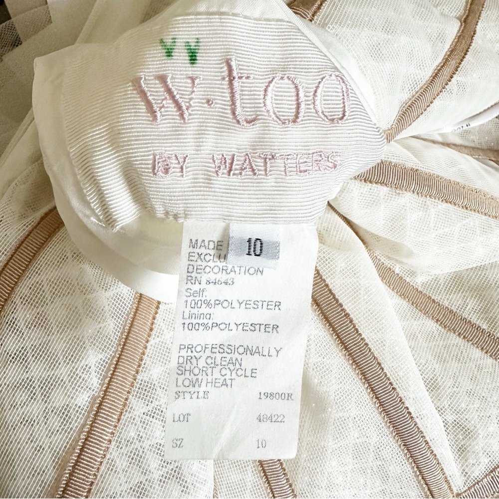 BHLDN Wtoo by Watters Maeve Strapless Embellished Corset Mini Dress - Picture 15 of 16